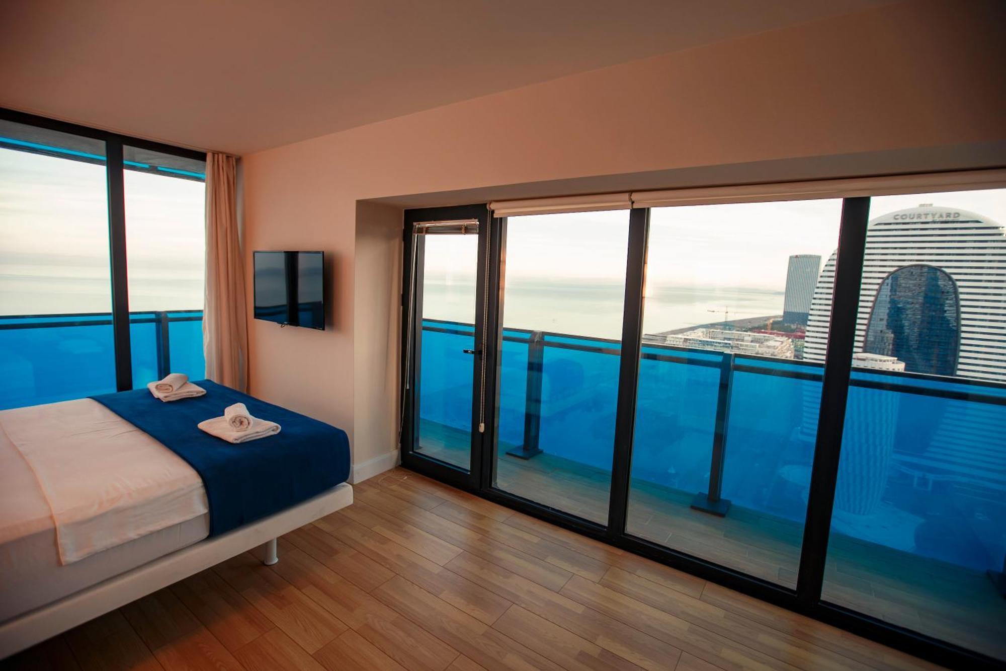 באטומי Panorama Orbi Beach Resort Center Suite מראה חיצוני תמונה